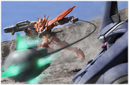 Astraea Type F2 (Large GN Condenser) Vs. GNX-604T Advanced GN-X (Mobile Suit Gundam 00V: Battlefield Record)