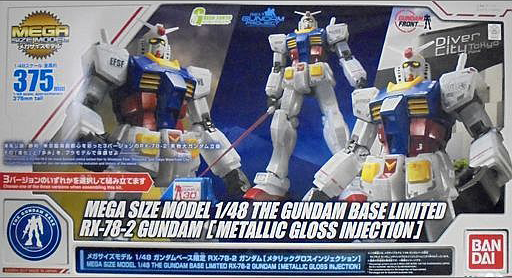 BANDAI 1/48 MEGA SIZE Gundam Color Clear The Art of Gundam scale model kit