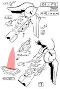 8 tube Missile Launcher and Beam Dagger details