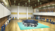 Gym Hall in Gundam Build Fighters