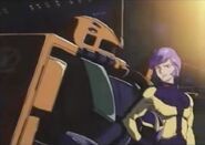 Garma Zabi (right) and his Zaku II FS Type as seen on Gihren's Greed: Blood of Zeon