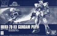 1/144 HGUC RX-78XX Gundam Pixy (P-Bandai exclusive; 2018): box art