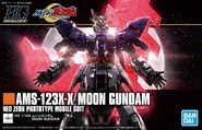 HGUC 1/144 AMS-123X-X Moon Gundam (2018): Box art