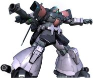 Dom Tropen as featured in Gundam Battle Operation