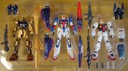 GFF "Z Gundam The Movie EX" triple pack (Limited release; 2005): content front view
