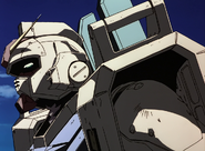 Gundam Ground Type (Desert Equipment): Close-Up on Side