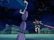 Using Chain Mine against Gundam Alex