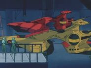 Neo-Zeon's Landra and Mindra cruiser (from Gundam ZZ TV series)