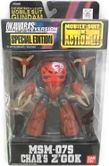 Gundam MSIA MSM-07S Char's Z'Gok Action Figure - Import Giappone, Dimensioni 23.5 X 13.8 X 5.5 Cm
