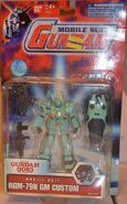 MSiA / MIA "RGM-79N GM Custom" (North American release; 2002): package front view.