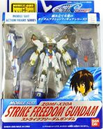 Mobile Suit in Action (MSiA / MIA) "ZGMF-X20A Strike Freedom Gundam" (2005): package front view