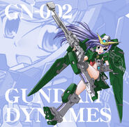 Gundam Dynames MS Girl By yuki341