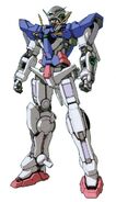 Gundam Exia (Designer Lineart, Front View)
