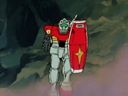 Charging with the RX-78-2's beam rifle