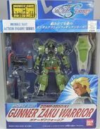 MSiA / MIA "ZGMF-1000/A1 Gunner ZAKU Warrior" (2005): package front view.