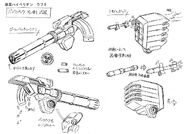 Mass Produced Hyperion Backpack Left Hardpoint Weapon Rough Sketch