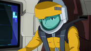 Max Hartway in Pilot Suit