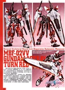 1/144 MBF-02VV Gundam Astray Turn Red modeled by Masaki Susuki based on HGSEED 1/144 MBF-P02 Gundam Astray Red Frame (Flight Unit)