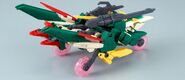 HGBF 1/144 XXXG-01Wfl Gundam Fenice Liberta (Rear, Meteor Hopper Mode)