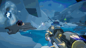 Frost Burial executing an enemy in a massive nova.
