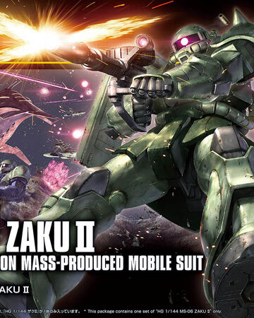 Hguc Ms 06f Zaku Ii 21 Gunpla Wiki Fandom