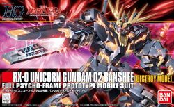 134. RX-0 Unicorn Gundam 02 Banshee (Destroy Mode)