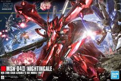 BANDAI - HG1/144 MSN-04II NIGHTINGALE  ナイチンゲール Amazon.com: Bandai Hobby - Char's Counterattack Beltorchika