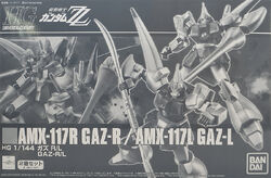 1/144 HG AMX-117R/AMX-117L ガズR/L(2機セット) 1/144 HG AMX-117R/AMX-117L ガズR/L(2機セット) Amazon.com: Bandai