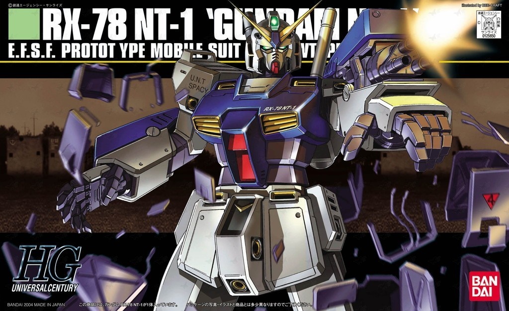 全塗装改修　HGUC NT-1 ガンダム　RX-78 ALEX HGUC RX-78 ガンダムNT-1 アレックス 改修・全塗装 製作01 忍耐