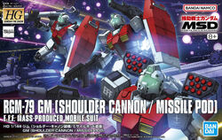 HGGTO RGM-79 GM (Shoulder Cannon/Missile Pod) | Gunpla Wiki