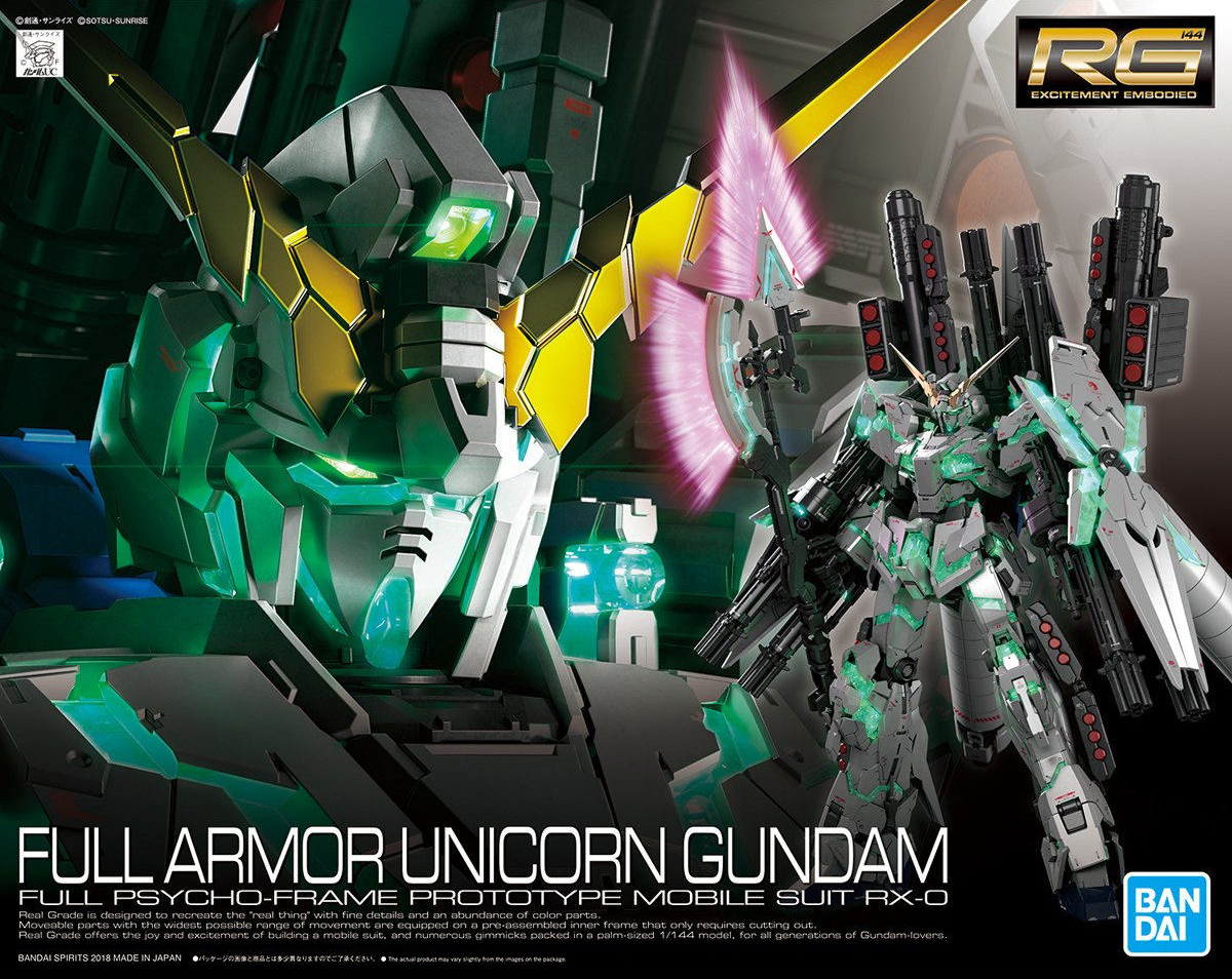 Rg Rx 0 Full Armor Unicorn Gundam Gunpla Wiki Fandom
