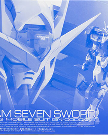 Rg Gn 0000 7s 00 Gundam Seven Sword Gunpla Wiki Fandom
