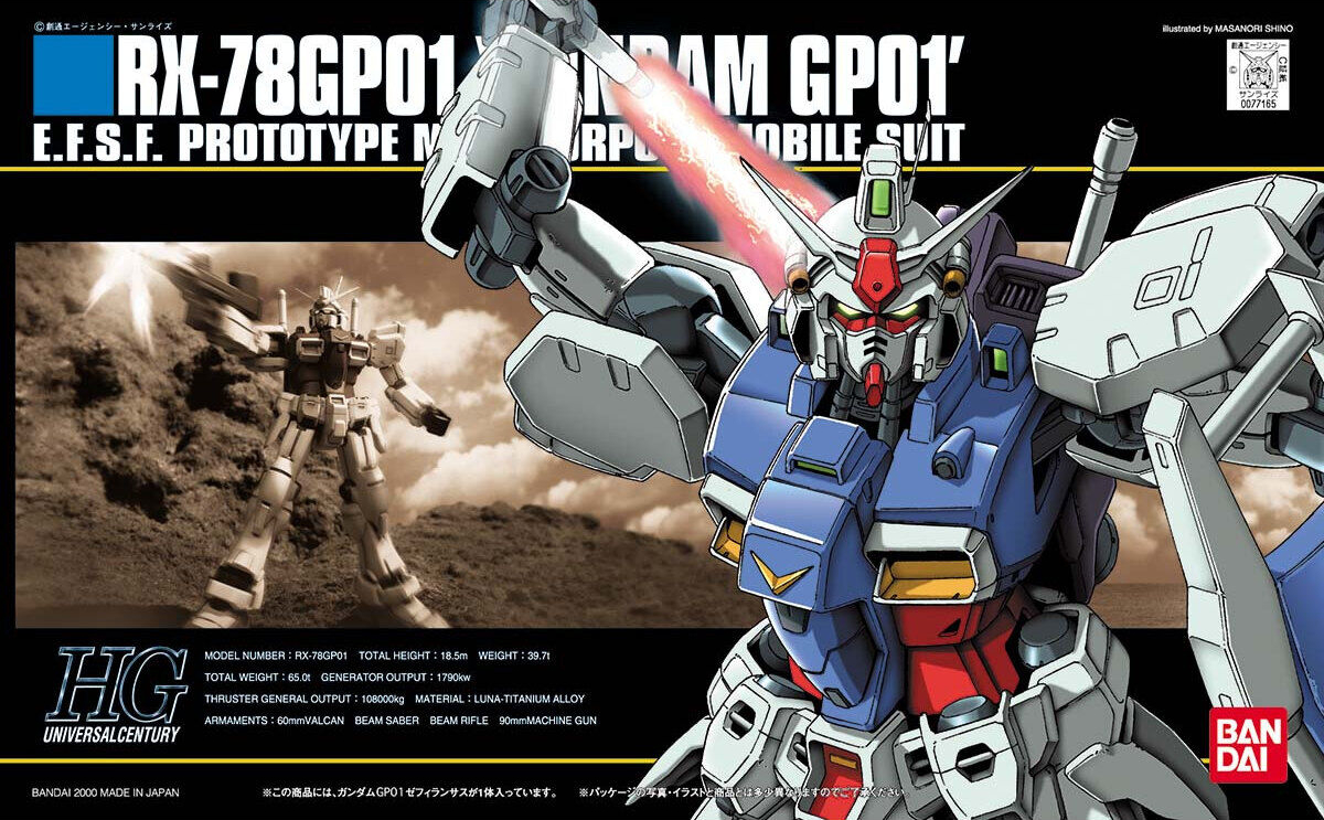 Hguc Rx 78gp01 Gundam Zephyranthes Gunpla Wiki Fandom