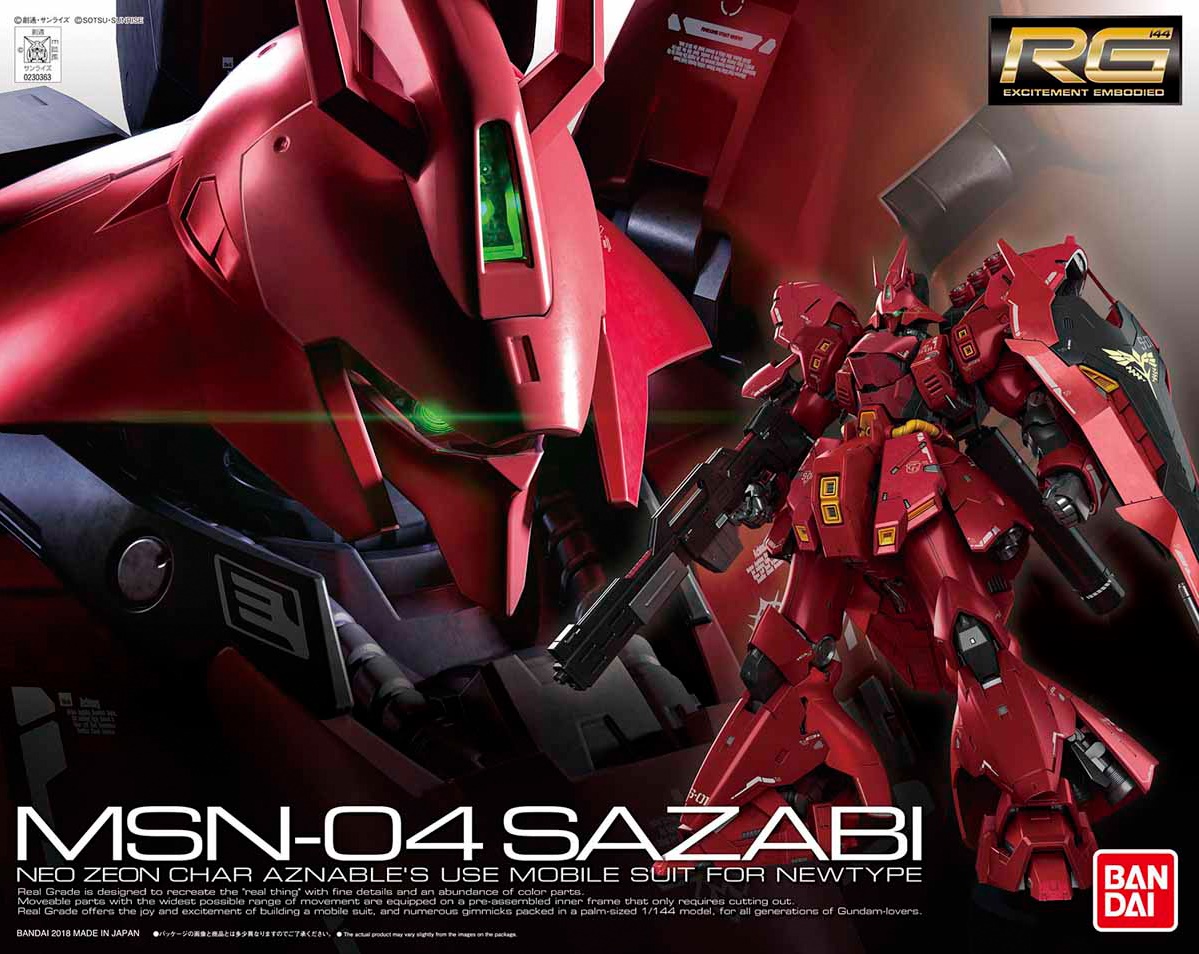 RG MSN-04 Sazabi | Gunpla Wiki | Fandom