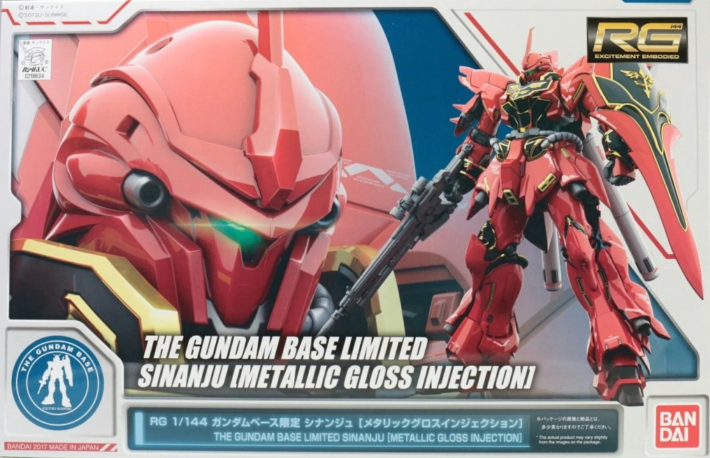 RG MSN-06S Sinanju (Metallic Gloss Injection) | Gunpla Wiki | Fandom