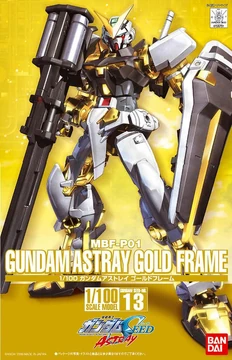 1/100 MG MBF-P01 ガンダムアストレイ ゴールドフレーム 未組立 1/100 MBF-P01 Gundam Astray Gold Frame (2009) | Gunpla Wiki