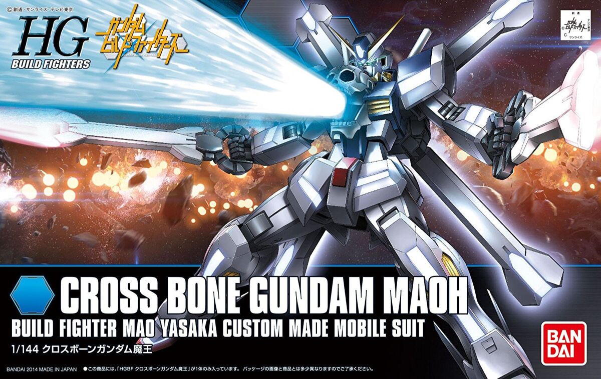 HGBF 1/144 Crossbone Gundam X1 Full Cross TYPE.GBFT Gundam