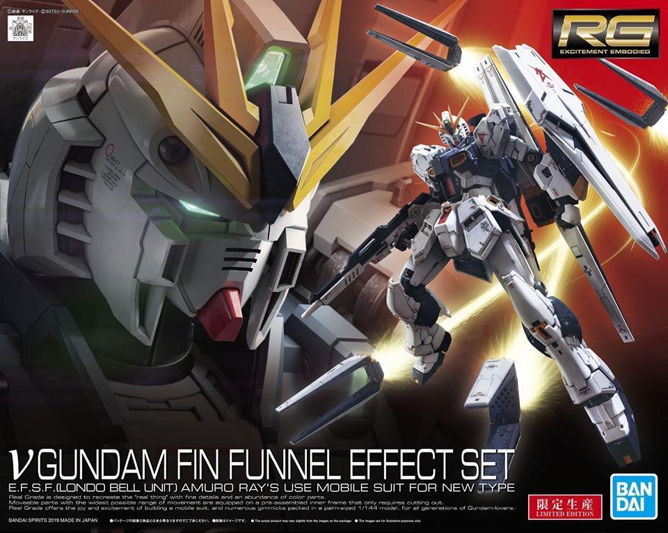 RG RX-93 ν Gundam Fin Funnel Effect Set | Gunpla Wiki | Fandom