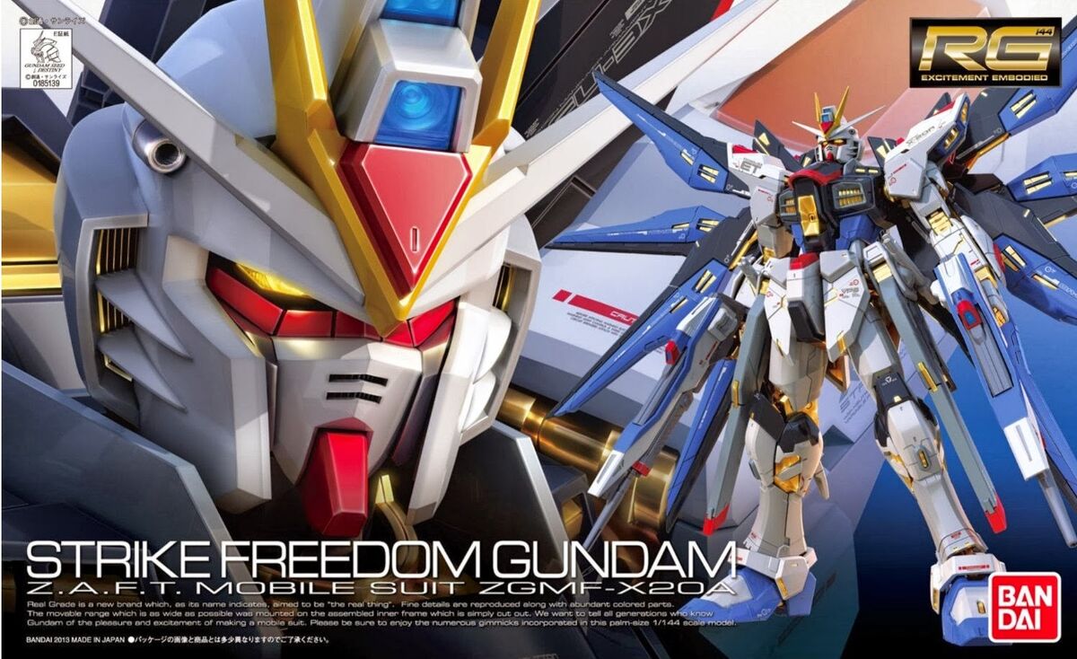RG ZGMF-X20A Strike Freedom Gundam | Gunpla Wiki | Fandom