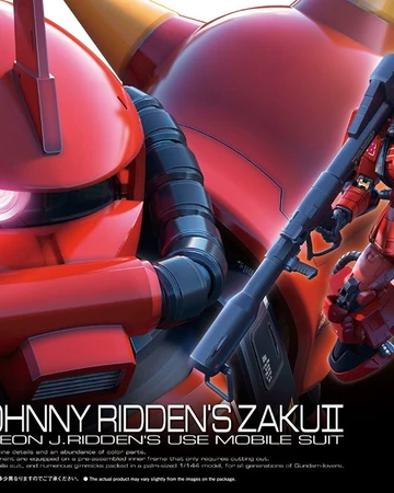 Rg Ms 06r 2 Zaku Ii High Mobility Type Johnny Ridden Custom Gunpla Wiki Fandom
