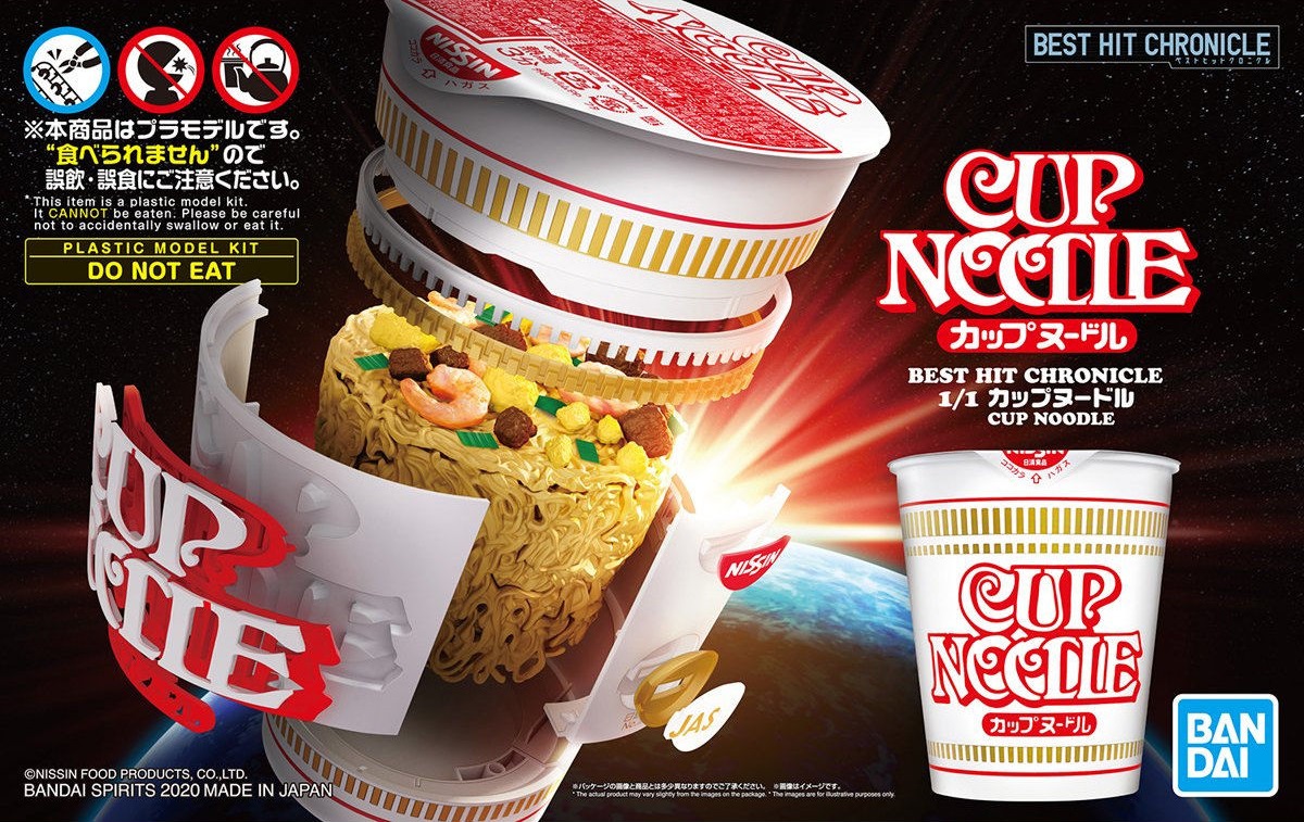 BEST HIT CHRONICLE Cup Noodle 1/1 Color Coded Plastic Model Japan Import 