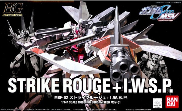Bandai Gundam I.W.S.P - Model Kit HG 1/144 Strike Rouge MSV MBF-02
