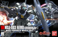 HG MSA-003 NEMO 3個セット BANDAI HG Z Gundam 1/144 MSA-003 NEMO HGUC Plastic Model Kit