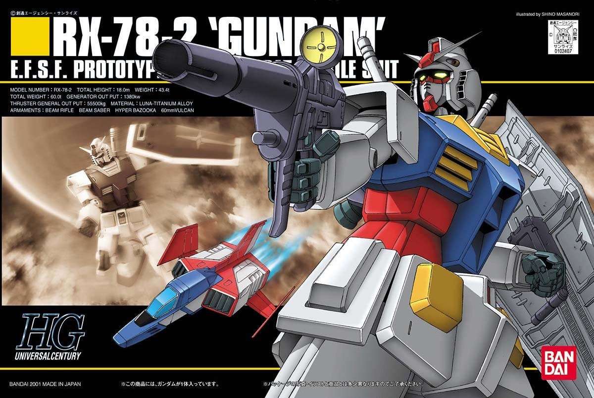 Hguc Rx 78 2 Gundam 01 Gunpla Wiki Fandom