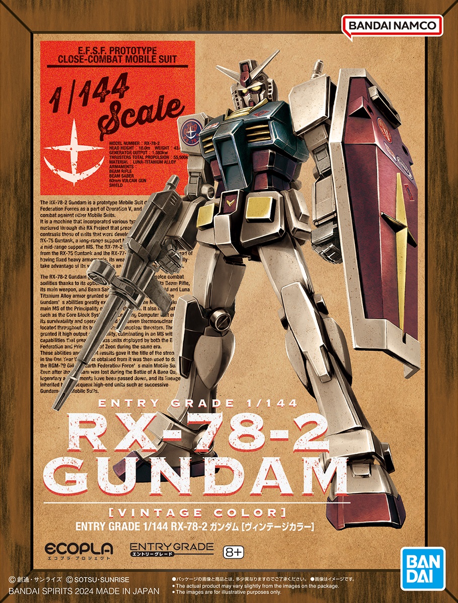 EG RX-78-2 Gundam (Vintage Color) | Gunpla Wiki | Fandom