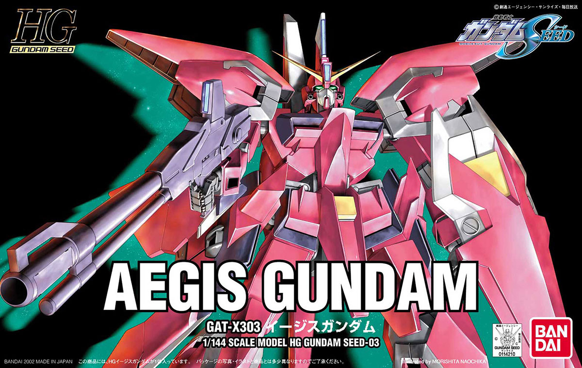 HG 1/144 R05 Aegis Gundam Plastic model 