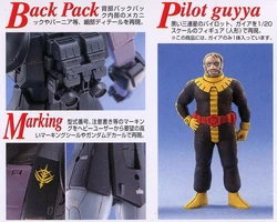 MG 1/100 MS-05B Zaku I Noir Tri-Star Mobile Suit Gundam Model Kit
