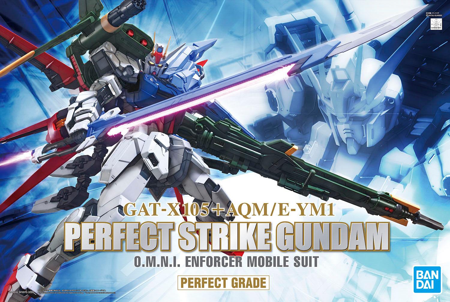 for PG 1/60 Perfect Strike Gundam Model DL Water Slide Decal GAT-X 105 AQM/E-YM1 