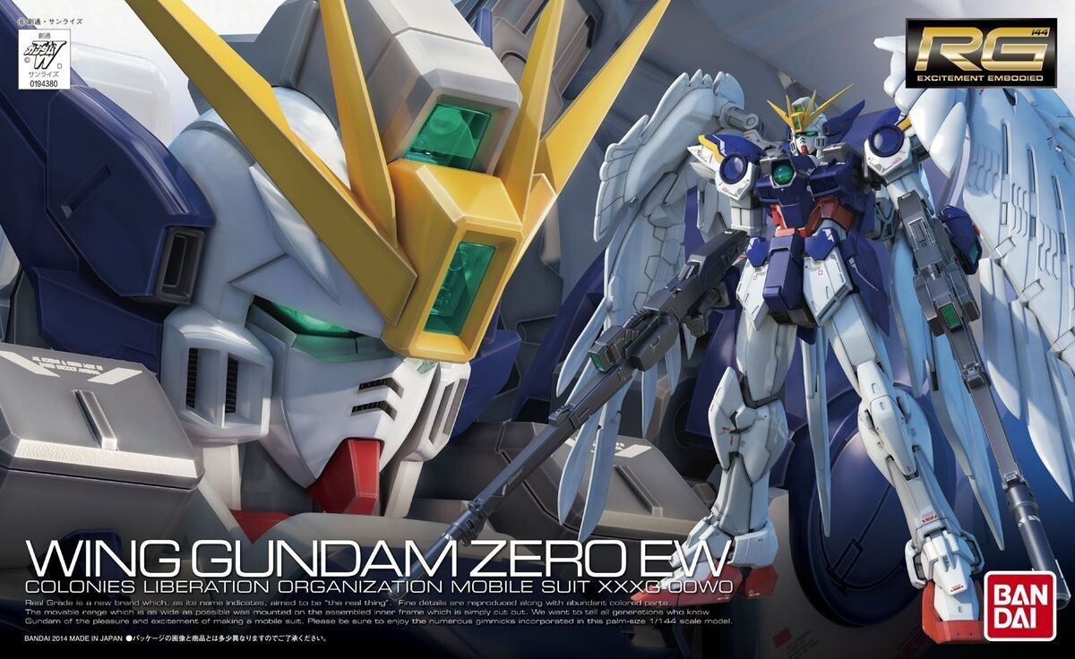 Amazon.com: Bandai Hobby #17 RG Wing Gundam Zero EW Model