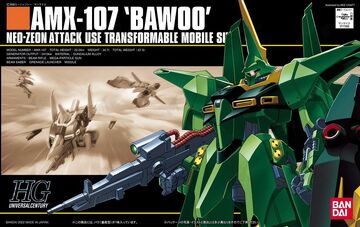 HGUC AMX-107 Bawoo (Mass Production Colors) | Gunpla Wiki